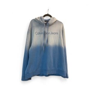 Calvin Klein Jeans Blue Gradient Hoodie